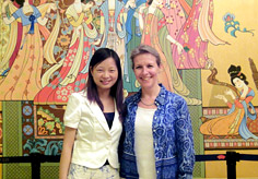 Our customer Ms. Ann-Sofie E. H. Stude with our Travel Consultant Sophie