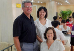 Our customers Mr. Daniel Eugene Sniff & Ms. Joyce Hardman Sniff with our Travel Consultant Nicole
