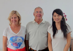 Our customers Mr. Ernest Howard Harper & Ms. Jennifer Anne Harper with our Travel Consultant Lydia