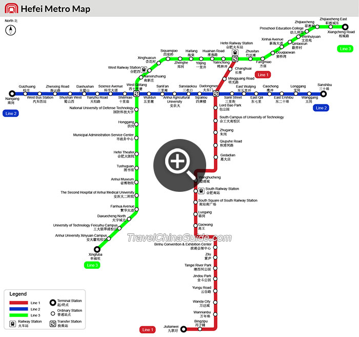 Hefei Subway Map