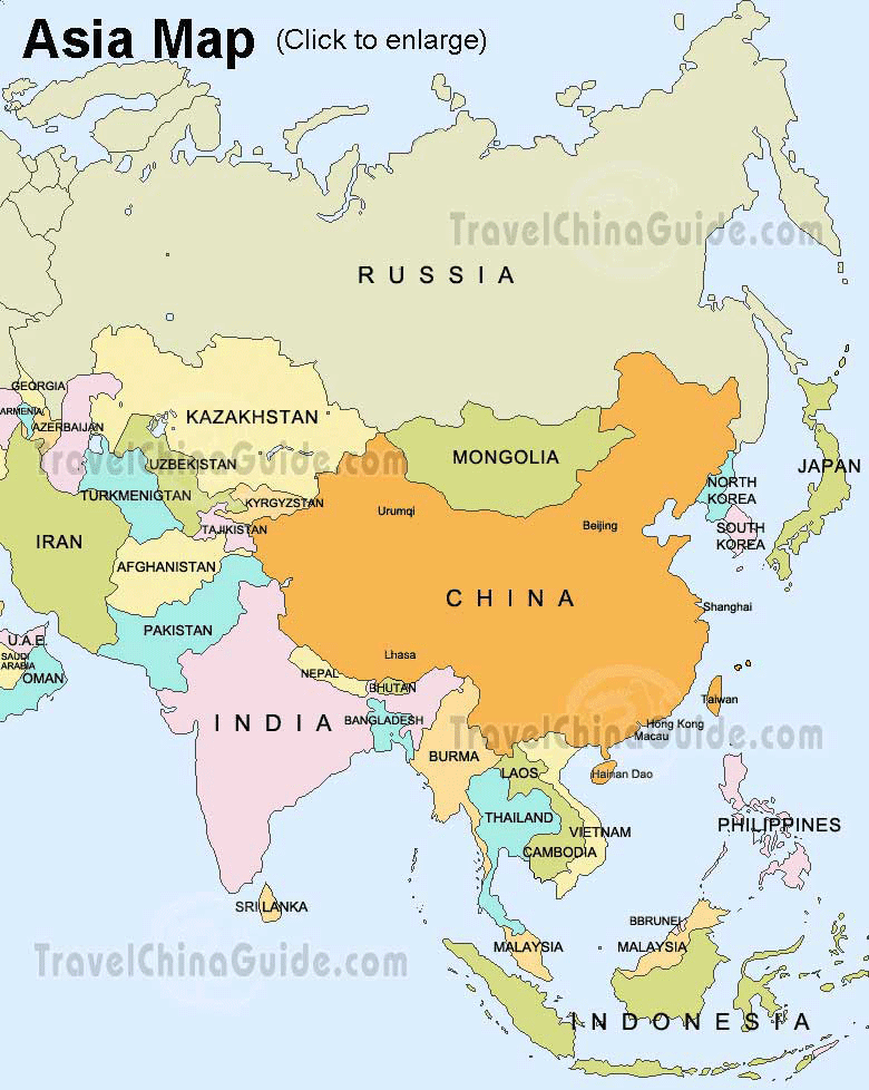 We have border with China, Middle East, and Central Asia.. all the important 