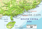southeast China map