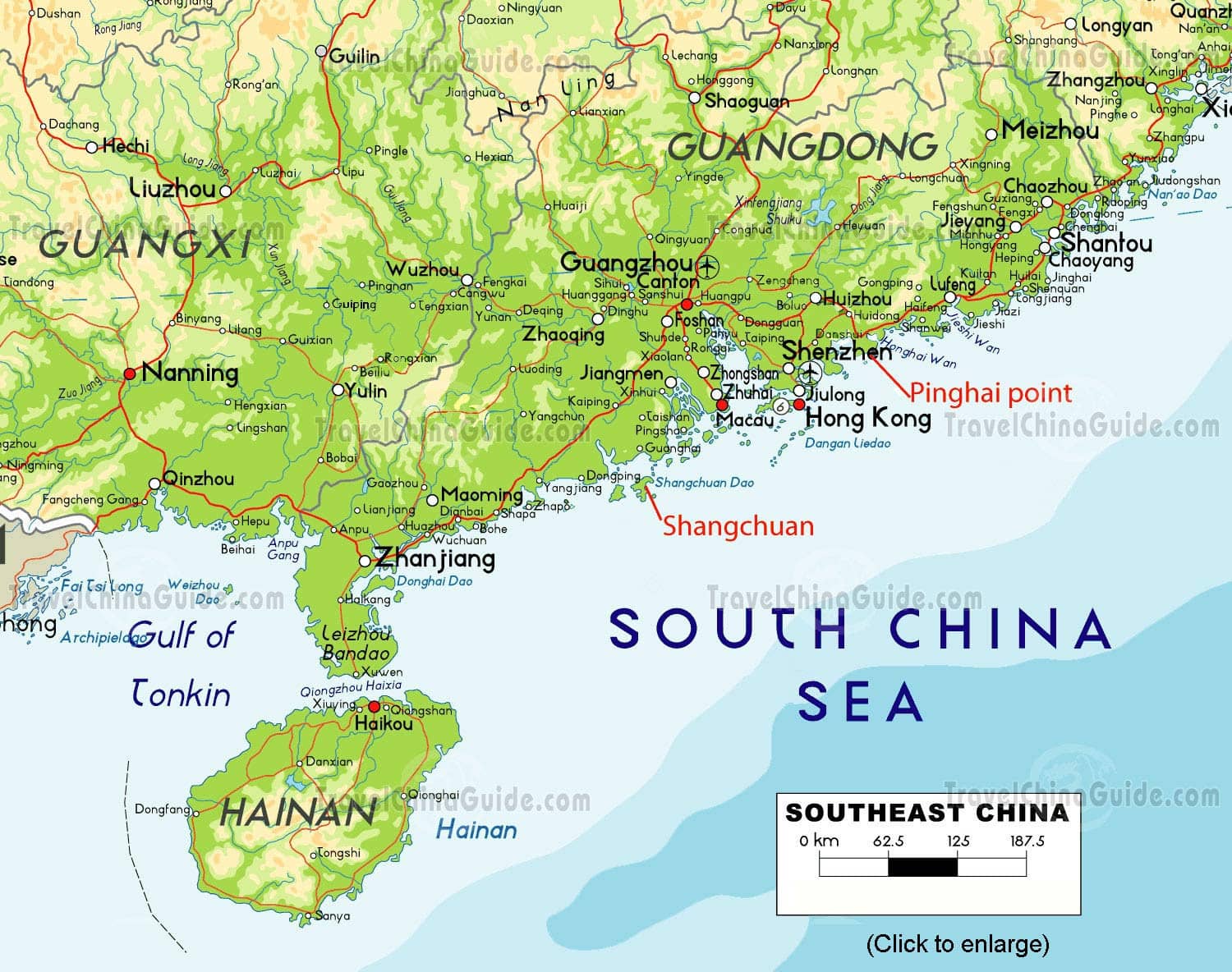 China Map: Virtual Tour Maps of Beijing, Shanghai, Xian, Guilin ...