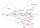 map of China provinces & cities