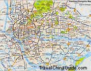 Downtown Guangzhou Map