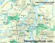 Guilin Downtown Map