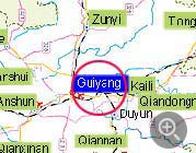 Location in Guizhou