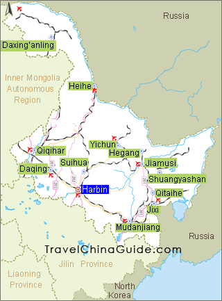 Hegang Map