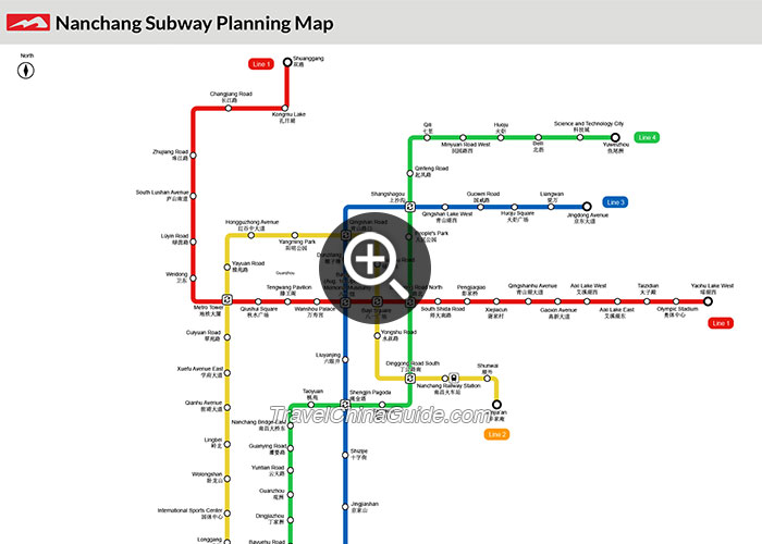Nanchang Metro Planning Map