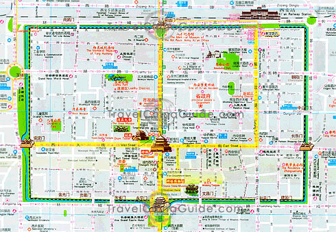 World Map Xian