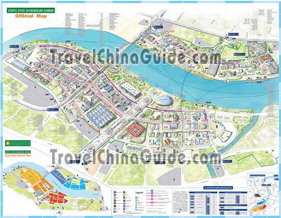 Shanghai Expo Park Guide Map