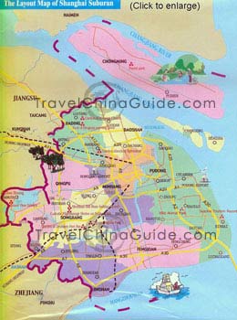Shanghai Suburb Map