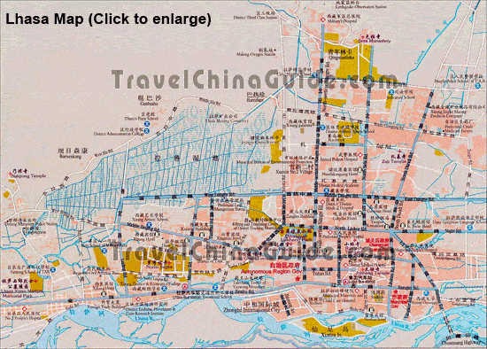 Lhasa Map