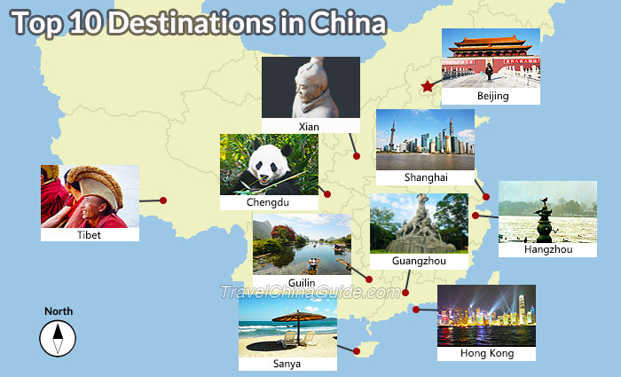 Top 10 China Destinations