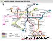 Map of Kunming Subway Planning