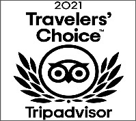 Travelers' Choice 2021 (previously Certificate of Excellence) from Tripadvisor