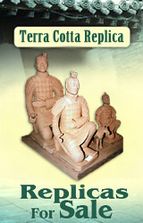 Online Shopping: Replicas of Terra-Cotta Warriors and Horses.