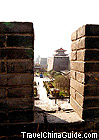 Thick brickwork of City Wall
