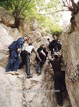 Climbing Mountain Li