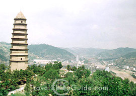 The name of the hill was derived from the nine-story pagoda.