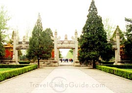 Entrance of Ming Tombs in Beijing