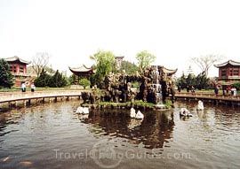 Chinese traditional architecture reflects the application of Fengshui theory.