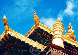 The roofs of the monastery