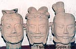 Shapes of the warrior's head