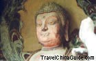 A Buddhist statue from North Wei dynasty and Sui dynasty in the Maiji Mountain Grottoes 