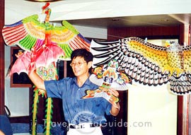 A lecture of Chinese kite.