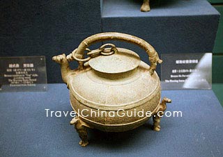 A tripod bronze vessel for cooking, which has been very popular in ancient times