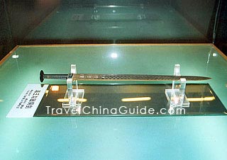 Sword used by Gou Jian - the king of the State Yue 