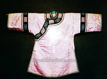 Pink silk clothes