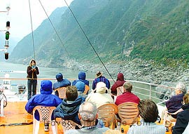 English speaking narrator will assist you to know more about the river