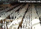 Terra Cotta Warriors and Horse in Pit 1