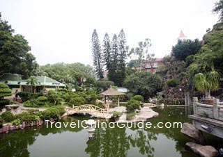 Ropeway leading to the Sunlight Rock, Gulangyu Island, Xiamen