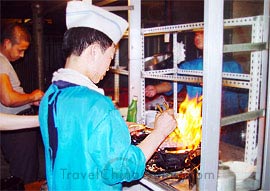 Night market in Lanzhou