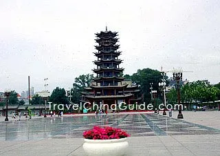 Wooden Tower in Zhangye