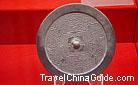 Bronze mirror with unique and exquisite carvings, Han Dynasty 0015497