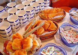 Delicate western breakfast is served during your cruise.