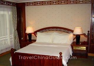 Bedroom of deluxe suites