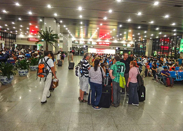 Beijing Railway Station Waiting Hall