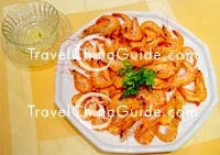Steamed Shrimps
