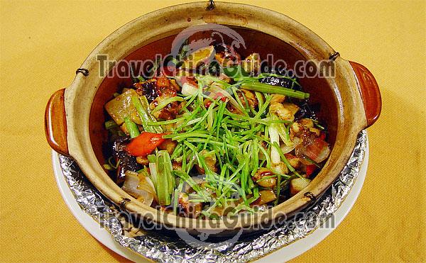 Pot-braised Vegetable & Meat  CNY38.00