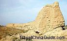 The Great Wall was built with the mixture of soil, sand, reed and other materials.