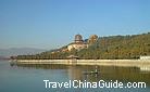 Kunming Lake, Longevity Hill and undulating mountain ranges far receding make up the grand fundation of the whole palace.