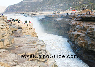 The Hukou Waterfall is gorgeous!