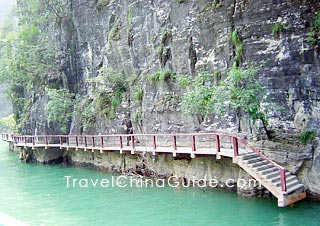 Ancient Plank Road along Daning River