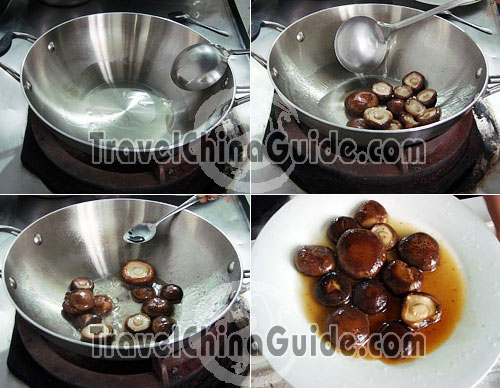 Stir-fry Black Mushrooms