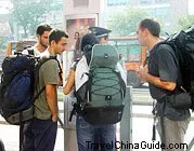 Travelers in Xian